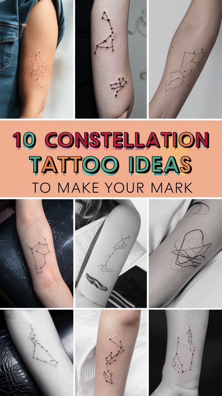 10 Constellation Tattoo Ideas to Make Your Mark