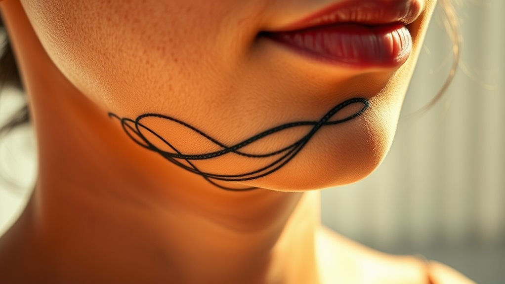 chin tattoo significance and symbolism