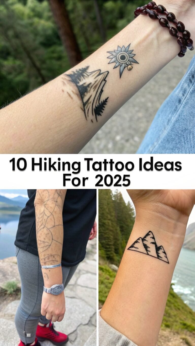 10 Hiking Tattoo Ideas for Outdoor Enthusiasts in 2025