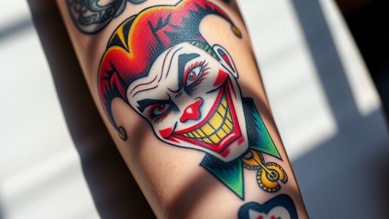joker tattoo represents chaos