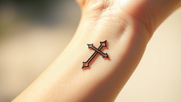 nail cross tattoo significance