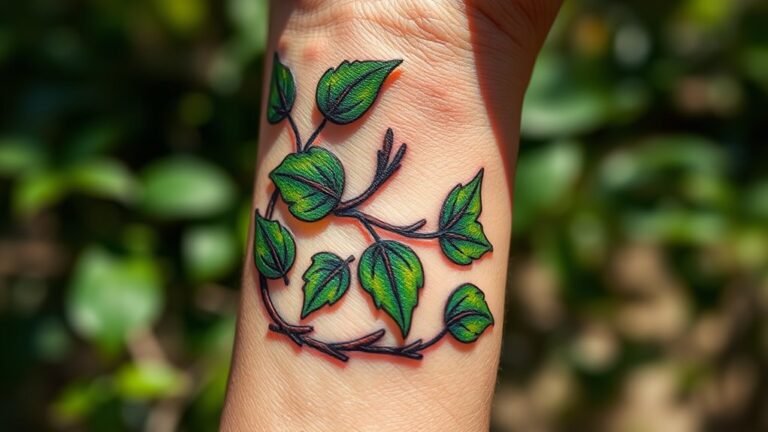 poison ivy tattoo symbolism explained