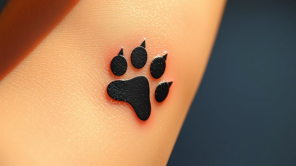 puppy paw tattoo symbolism
