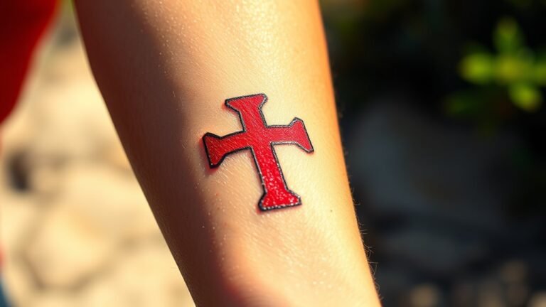 red cross tattoo significance