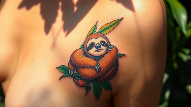 sloth tattoo significance explained