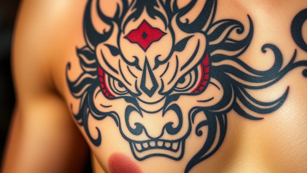sukuna tattoo represents power