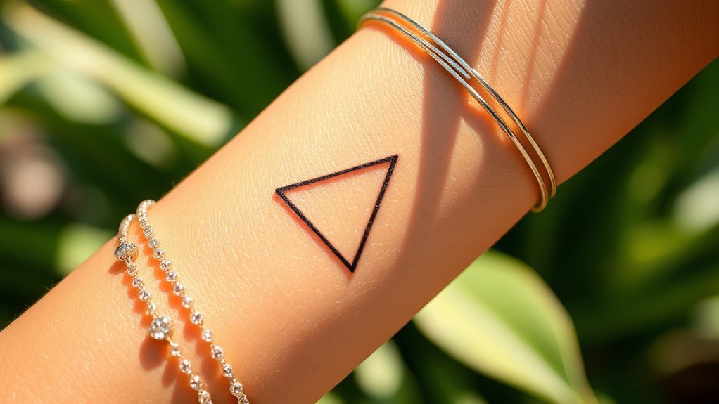 triangles tattoo significance explained